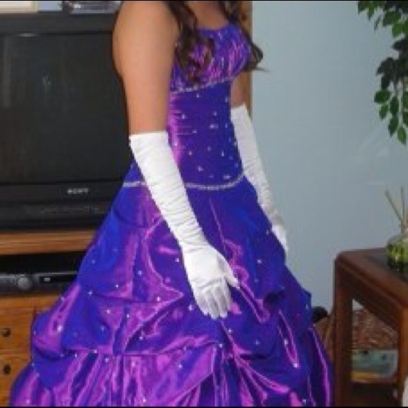 Purple prom dress - Picture 2 of 2