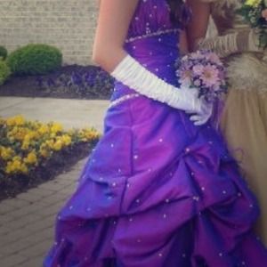 Purple prom dress