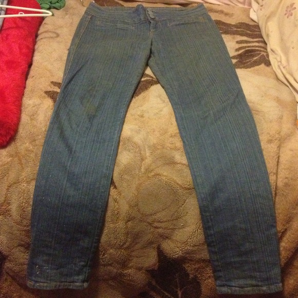 LUX High Waist Jeans Urban Outfitters Zipper Ankle - Picture 2 of 4