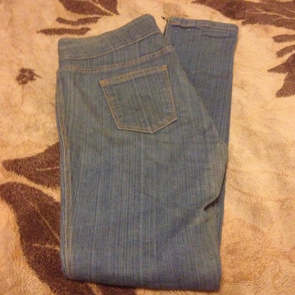 LUX High Waist Jeans Urban Outfitters Zipper Ankle - Picture 4 of 4