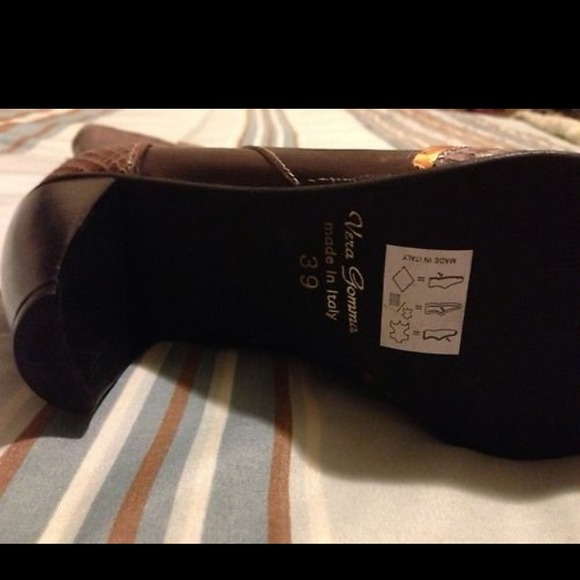 Italian leather Vera Gomma western boots - Picture 3 of 4