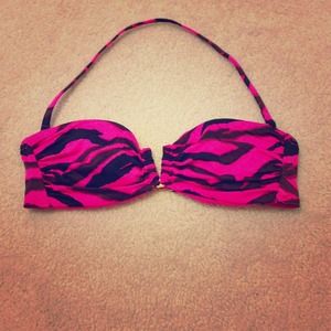 VS animal print bikini top
