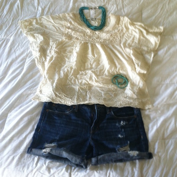 American Eagle Outfitters Denim - Dark Denim Jean Shorts