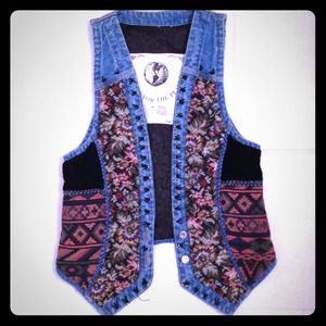 Denim vintage vest!