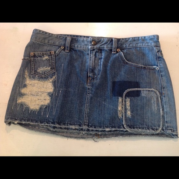 Armani Exchange Denim Skirt Size 10
