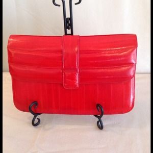 ⬇⬇ Genuine EEL SKIN Clutch