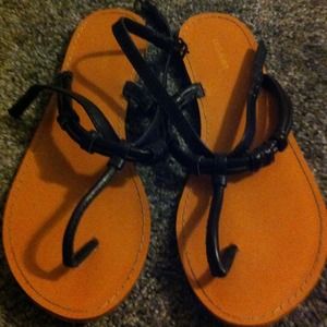 Black sandals