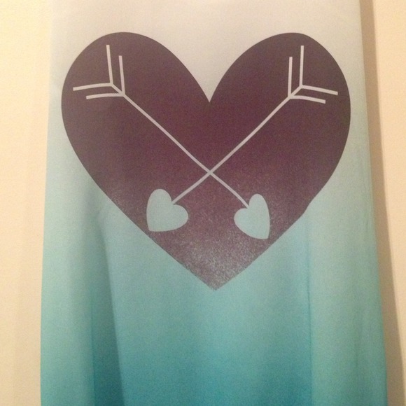 👌HOST PICK👌Ombré Heart Long Tank Dress - Picture 4 of 4
