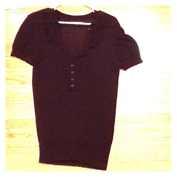 Express knit short sleeved top