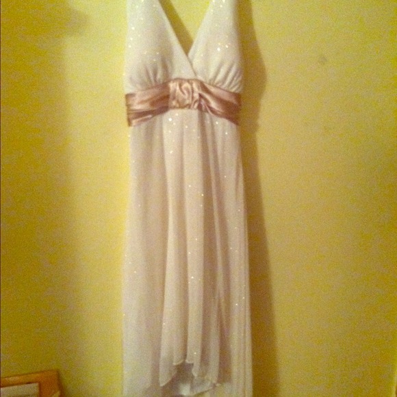 Shimmer hi lo dress