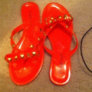 Studded now sandals