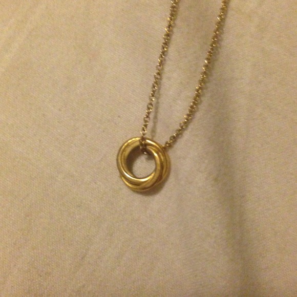Dogeared mini swirl circle necklace - Picture 2 of 4