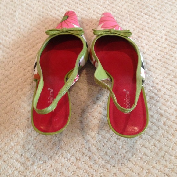 Floral pointed-toe kitten heel - Picture 4 of 4