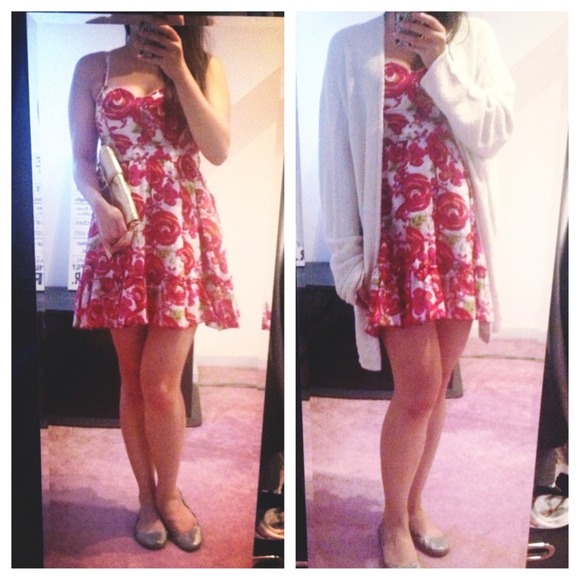 Silk Floral Dress