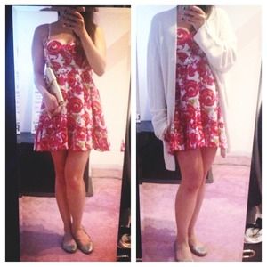 Silk Floral Dress