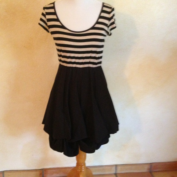 Jersey Bubble Bottom Dress