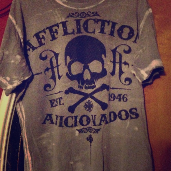Men's affliction shirt