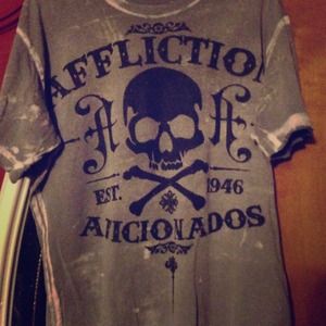 Men's affliction shirt