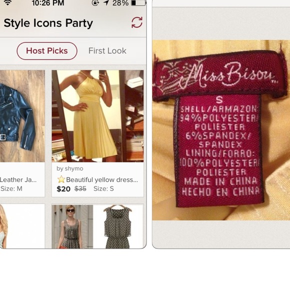 ⭐Beautiful yellow dress⭐ - Picture 4 of 4