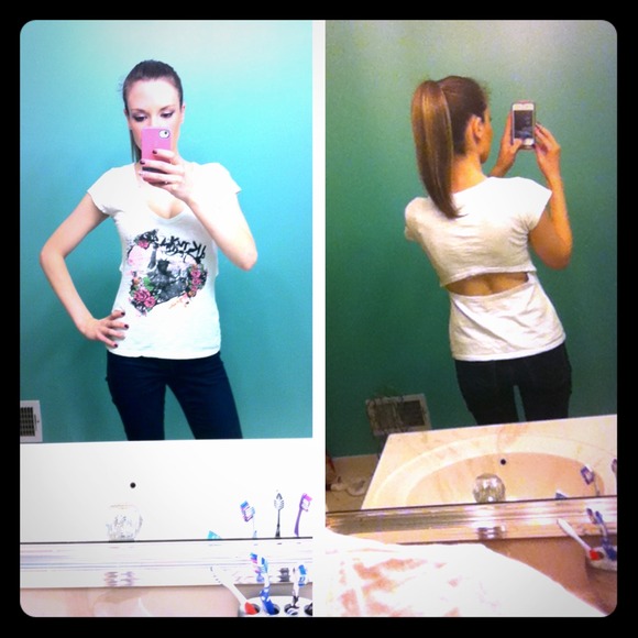 DKNY graphic with Statue of Liberty awesome back!