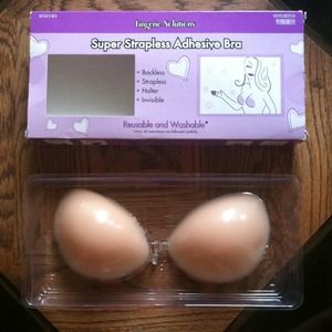 Super Strapless Adhesive Bra Sz B
