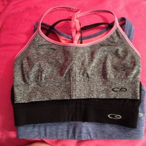 3 sports bras , NEVER WORN!!