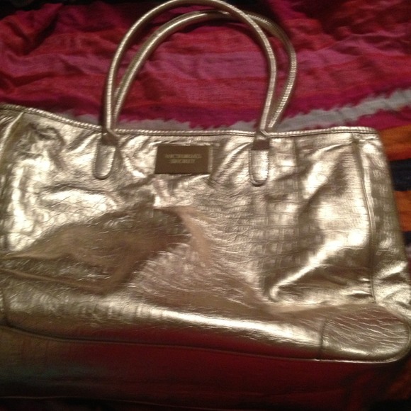 Victoria's Secret Gold Tote RESERVED