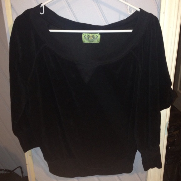 Juicy couture off the shoulder sweater