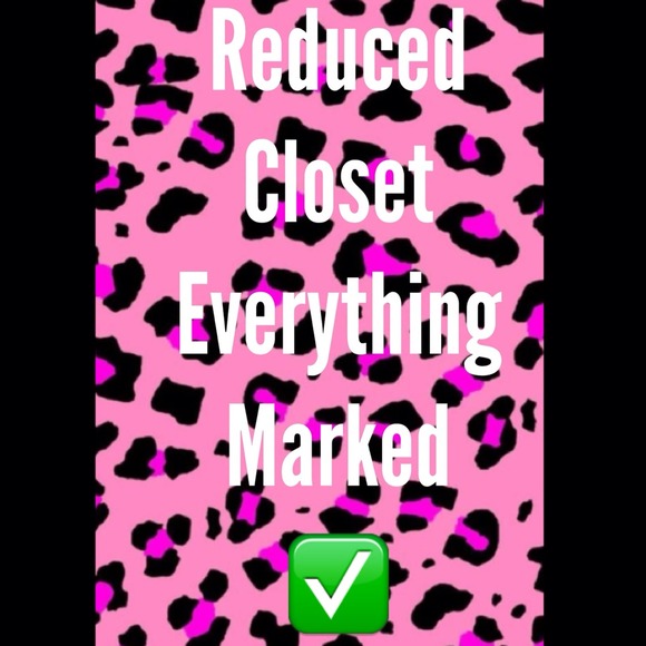 Reduced closet✅✅✅✅✅