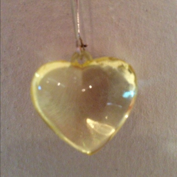Drop Heart Earrings - Picture 2 of 3