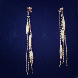 Gold Earrings NWOT