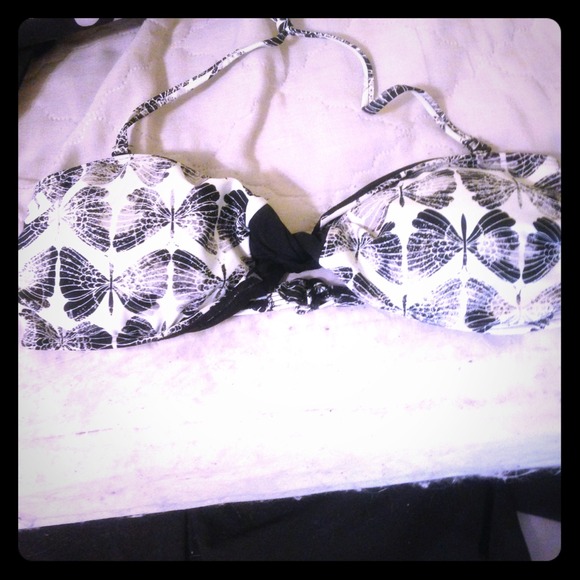 PacSun butterfly bathing suit top