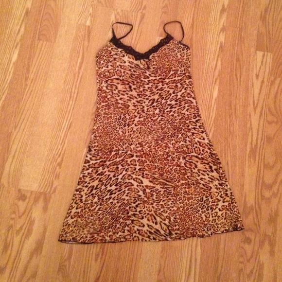 Leopard Night Sleep Dress *REDUCED*