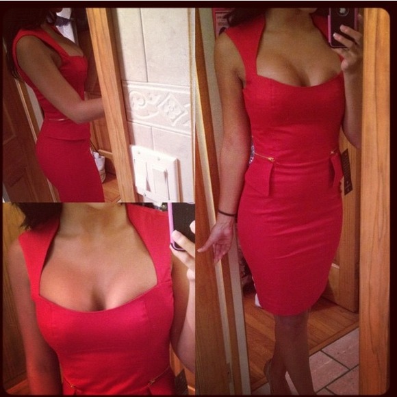 Bebe form fitting dress