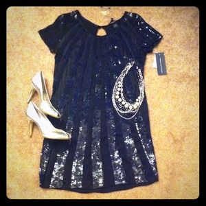 French Connection sequin dress NWT