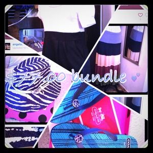 Coach flip flops coach hat 2 dress bundle