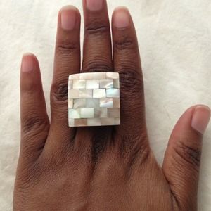 Mother of pearl ring