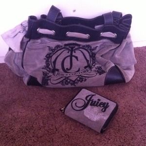Juicy couture purse and wallet