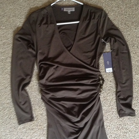 Brown Jennifer Lopez dress