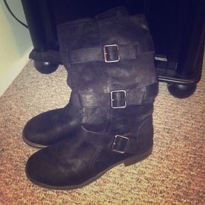 Crown 3 buckle VEGAN boots
