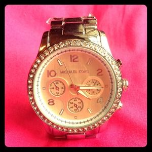 REDUCED Michael Kors Classic Diamond Silver Watch