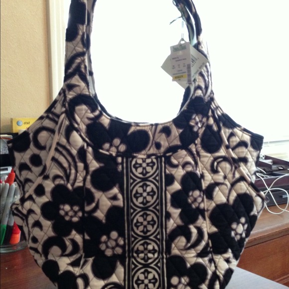 Vera Bradley Side by Side tote in Night&Day. NWT