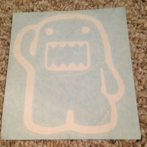 Japanese manga DOMO vinyl decal for car windows