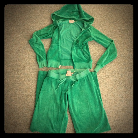 Juicy Couture Green Track Suit