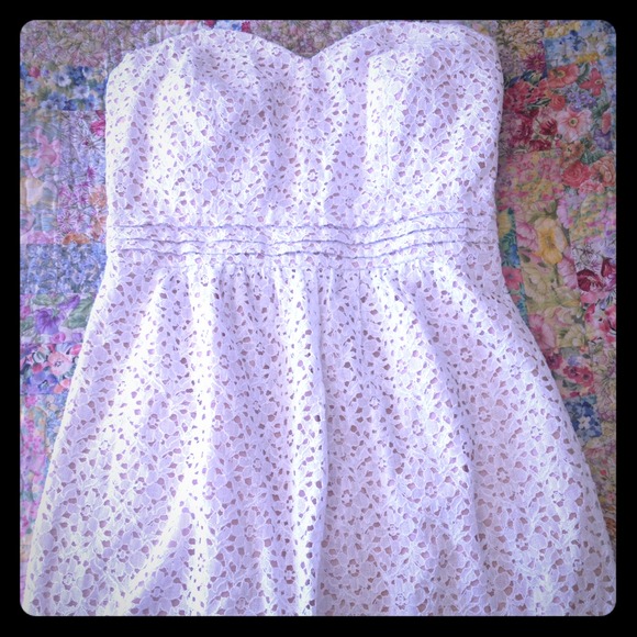 Adorable White Eyelet Dress by Pins and Needles - Picture 1 of 4
