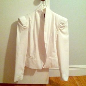 Forever 21 white blazer