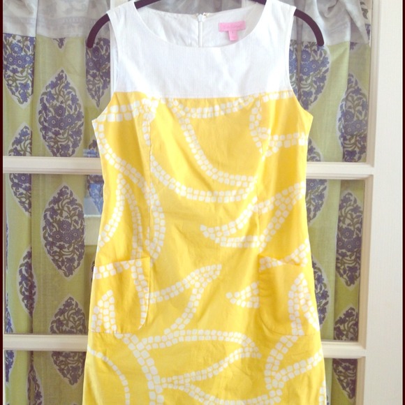 Lily Pulitzer Dress - Yellow & White