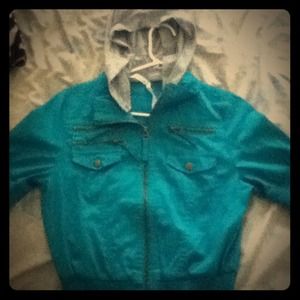 Turquoise jacket
