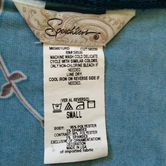 ❌Boutique Blue floral dress - Picture 3 of 4