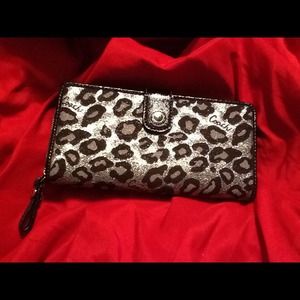 Coach Wallet NWOT, Leopard Print